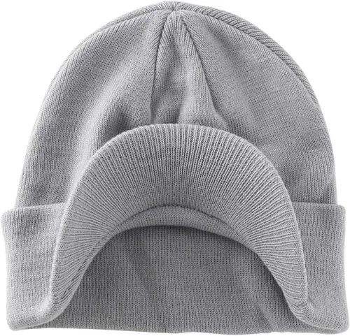 Miniatura 31 de Home Prefer - Gorro de invierno para hombre con visera, cálida y doble punto.