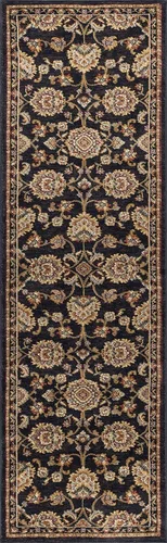 Miniatura 3 de Alfombra de pasillo 2x8, alfombra de cocina, pasarela de entrada, tradicional, oriental, negro, 2 pies 3 pulgadas x 7 pies 3 pulgadas Negro