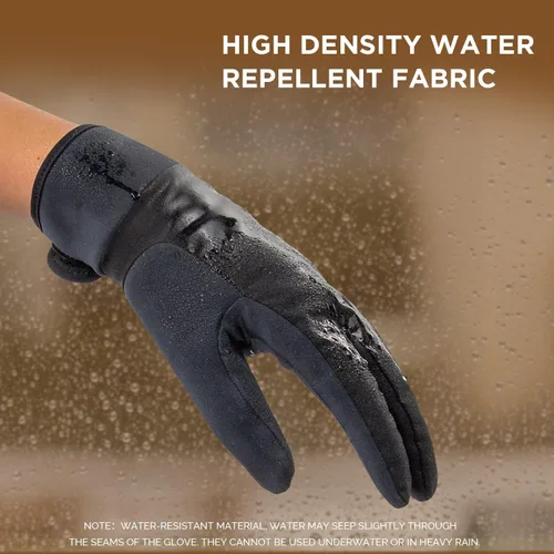 Miniatura 4 de LIFECT Guantes de invierno, guantes para clima frío, guantes cálidos para hombres y mujeres, guantes antideslizantes para pantalla táctil
