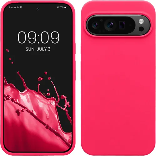 Miniatura 289 de kwmobile Funda Compatible con Google Pixel 6 Pro - Funda de Teléfono de Silicona TPU con Acabado Suave - Azul Caribe