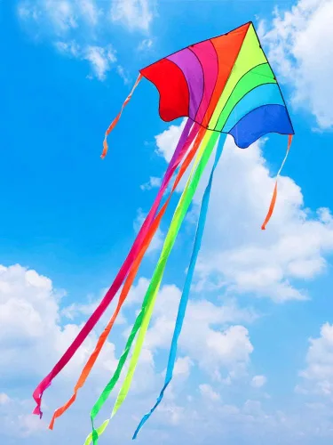 Miniatura 7 de Cometa de mariposa de 53 pulgadas con líneas voladoras fácil de volar para niños y adultos