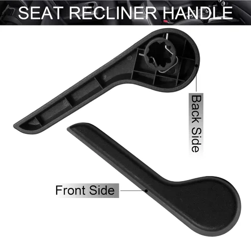 Miniatura 2 de HUSUKU Manija de Reclinación de Asiento LH Lado Izquierda del Conductor RH Lado Derecho del Pasajero Delantero Ébano para Camioneta Pickup SUV Chevy