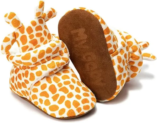 Miniatura 3 de Meckior - Calzado de invierno de polar cálido para recién nacidos, pantuflas para los que empiezan a caminar, para niños y niñas