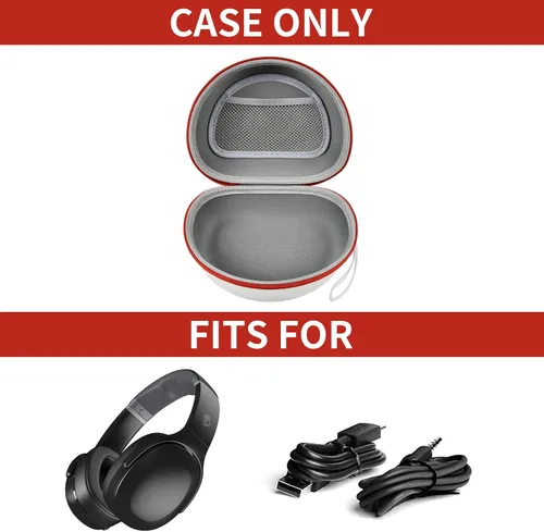 Miniatura 2 de Funda para auriculares Skullcandy Crusher/Hesh/Evo Wireless Over-Ear Bluetooth para JLab JBuds Lux ANC, para auriculares TOZO HT3/HT2 y más Blanco