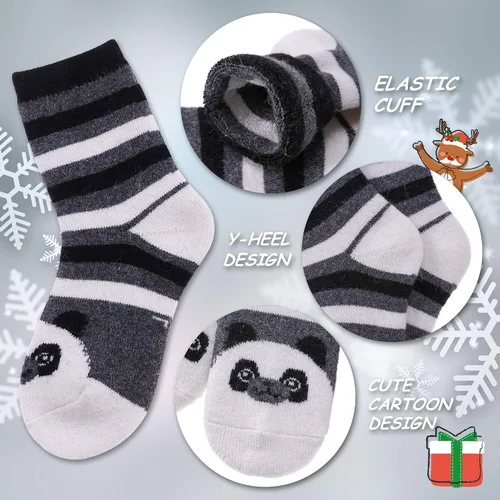 Miniatura 6 de Kids Wool Hiking Socks for Girls Boys Toddlers Thick Winter Warm Thermal Boot Socks