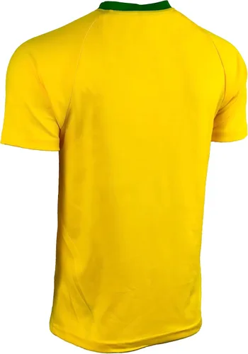 Miniatura 5 de Icon Sports Camiseta de fútbol brasileño de manga corta para niño, camiseta de fútbol de Brasil para niño