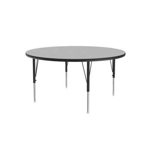 Miniatura 14 de Correll Mesa de Actividades Rectangular para Aula de 24"x36", Altura Ajustable (19"-29"), Granito Negro Laminado Térmico Fusionado Duradero