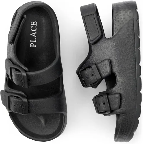 Miniatura 2 de The Children's Place Boy's and Toddler Buckle Slides with Backstrap Sandal