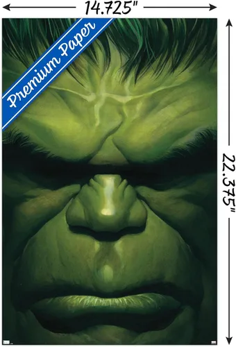 Miniatura 3 de Marvel Comics Hulk - Póster de pared de The Immortal Hulk #18, 22.4 pulgadas de largo x 14.7 pulgadas de ancho, versión premium sin marco
