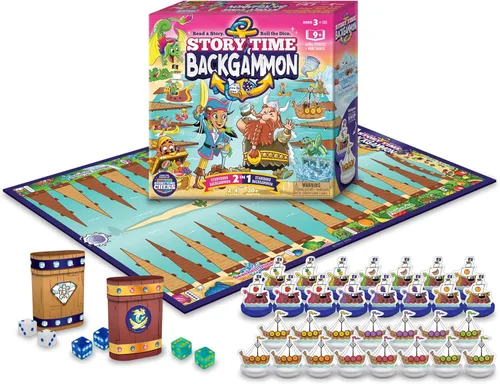 Story Time Chess Juego de backgammon para niños de 3 años en adelante, juego educativo de aprendizaje, 1-6 jugadores
