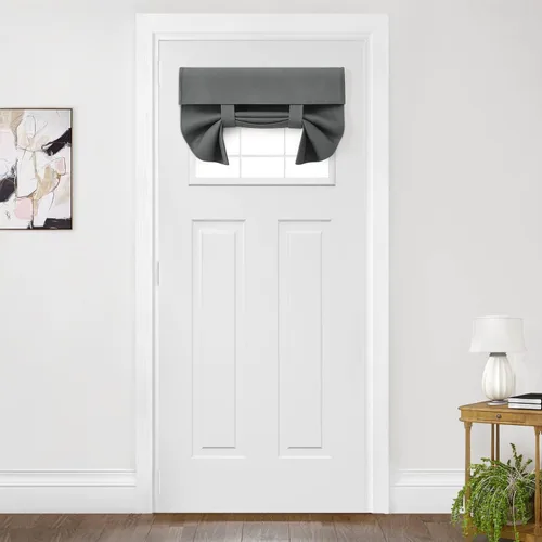 Miniatura 77 de HOMEIDEAS Cortinas Opacas para Aula para Puerta Principal, Cubierta de Ventana de Puerta de Aula, Persianas de Privacidad con Aislamiento Térmico