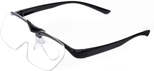 Miniatura 2 de OKH Lupas, aumento del 160%, lente abatible hacia abajo, lentes de lupa manos libres para trabajo cercano, lectura, costura, manualidades