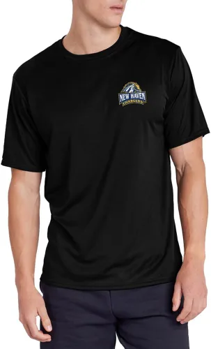 Miniatura 239 de Camiseta deportiva oficial de la NCAA Collegiate para hombre, colección negra con logotipo en el pecho izquierdo
