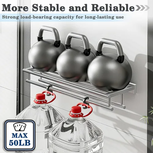 Miniatura 8 de Alise Toallero, Estante de Toallas con Barras Dobles para Lavabo de Baño, SUS 304 Acero Inoxidable de Montaje en Pared, 40.6 cm Níquel Cepillado