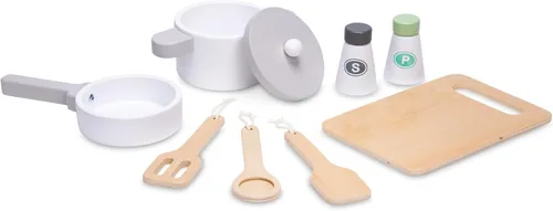 Miniatura 8 de MindWare Play Kitchen Café – Juego único 2 en 1 con cocina en un lado y café en el otro – Juego de simulación para niños a partir de 3 años