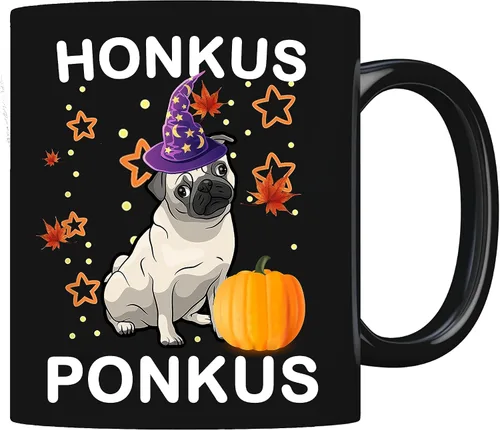 Taza de café Hocus Pocus, regalo para amantes de los perros para fiesta de Halloween, taza de perro, taza para amantes de los perros, regalo para