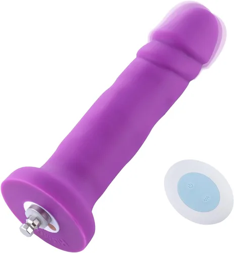 Hismith Consolador vibrador de 6.7 pulgadas con 3 velocidades + 4 modos con sistema KlicLok – Consolador anal de silicona para usuarios avanzados –
