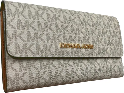 Miniatura 3 de Michael Kors - Cartera de viaje para mujer, tamaño grande, con tres pliegues.