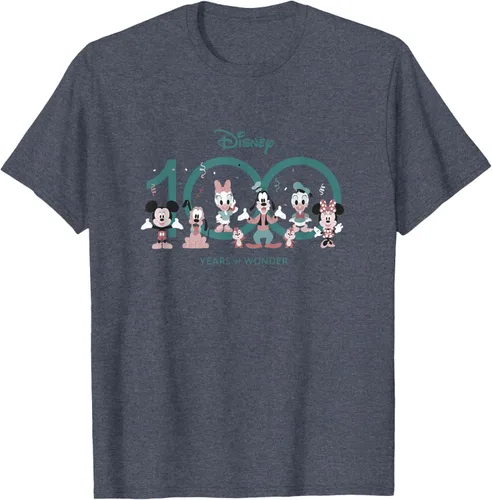 Miniatura 32 de Disney 100 Years of Wonder Mickey & Pals Muted Cute D100 Camiseta, Negro