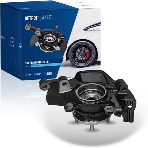 Miniatura 44 de Detroit Axle - Conjunto de manguetas de dirección delanteras de 2 piezas para Hyundai Accent 06-11, 2 manguetas de dirección y conjunto de buje