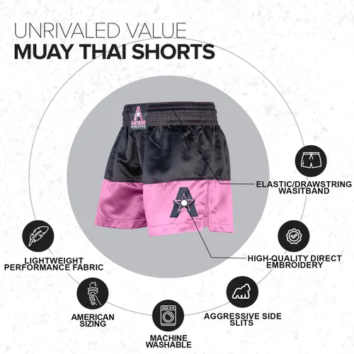 Miniatura 75 de Anthem Athletics Pantalones cortos de Muay Thai para hombre, pantalones cortos de Muay Thai para mujer - Kickboxing Short Boxing Trunks 5050 Classic