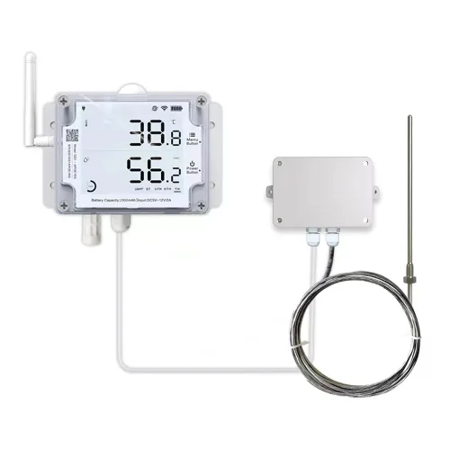 Miniatura 9 de GS1-AETH1RS + paquete de sirena termómetro Ethernet higrómetro, sensor de humedad y temperatura WiFi, registrador digital de datos de temperatura