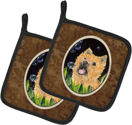 Miniatura 153 de Caroline's Treasures SS8617PTHD - Juego de soportes para ollas de cocina resistentes al calor, almohadillas calientes para horno para cocinar, Husky