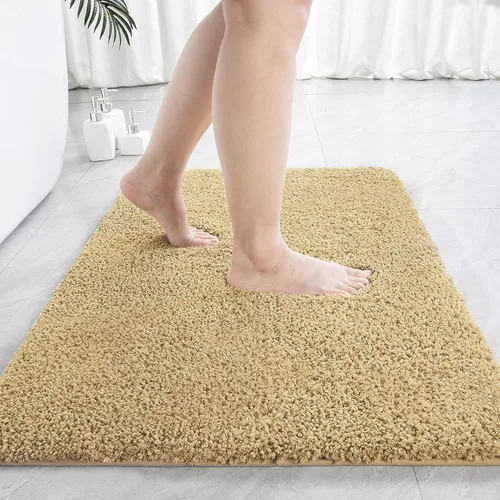 Miniatura 24 de LOCHAS - Tapete de baño de 24x70 pulgadas, suave, grueso y absorbente, hecho de microfibra, para el baño, lavable a máquina, tapete antideslizante