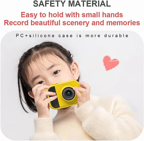 Miniatura 5 de SLuB Cámara para niños, juguetes de cámara para niños, mini cámara digital para niños, cámaras de juguete para niños y niñas, con tarjeta SD 32G