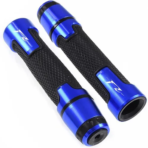 Miniatura 10 de Empuñaduras de manillar de motocicleta para Yamaha FZ-07 FZ-09 FZ1 FZ6 FZ8 motocicleta universal 7/8 pulgadas 0.866 in Agarres extremos tapas