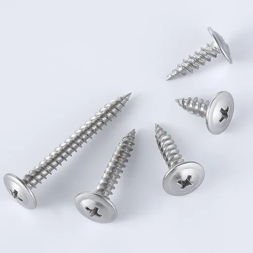 Miniatura 4 de WensiLon - Tornillos para madera de cabeza segmentada Phillips #8, de acero inoxidable 410, metal autorroscante rápido, juego surtido Plateado