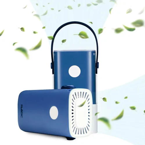 HubiCare - Mini purificador de aire portátil – Aire inalámbrico que no requiere un filtro HEPA y elimina olores – coches, camadas de mascotas y Azul