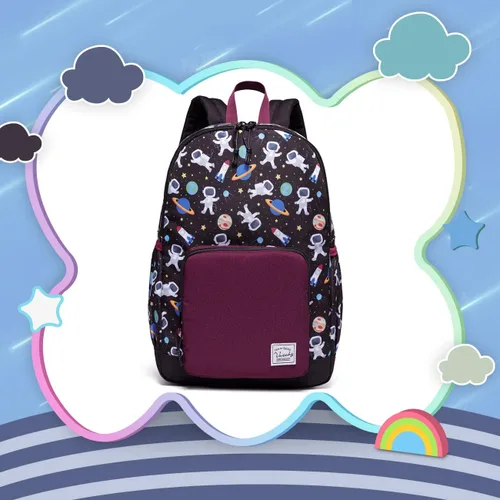 Miniatura 7 de VASCHY - Mochila preescolar para niños y niñas liviana resistente al agua con correa en el pecho