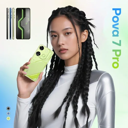Miniatura 6 de Pova7Pro 4G Smartphone con pantalla HD+ de 6.6 pulgadas, 3 GB de RAM+32 GB ROM, 4G Dual SIM, Android 10.0, WiFi, Bluetooth, FM, GPS, teléfono móvil