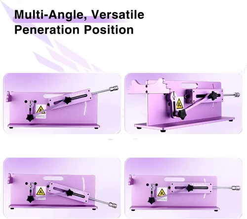 Miniatura 4 de Hismith Máquina sexual premium con sistema KlicLok, máquina de amor controlada por aplicación, máquina ajustable de empuje para adultos para hombres