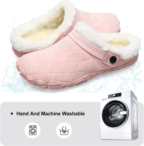 Miniatura 4 de Besroad - Pantuflas mullidas para mujer y hombre, esponjosas, cómodas, de espuma viscoelástica, para dormitorio