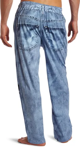 Miniatura 2 de MJC Internacional pantalones de piyama genéricos tipo vaquero para hombre