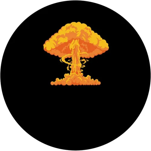 Miniatura 3 de NUCLEAR BOMB EXPLOSION - War - Army - warfare PopSockets - Soporte para teléfonos y tabletas, Negro