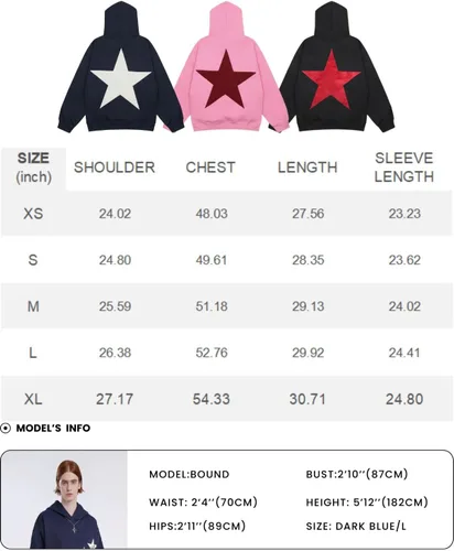 Miniatura 6 de Aelfric Eden Star Graphic Hoodies Oversized Y2k Hooded Sweatshirt Fashion Hoodie Streetwear Unisex Pullover Tops