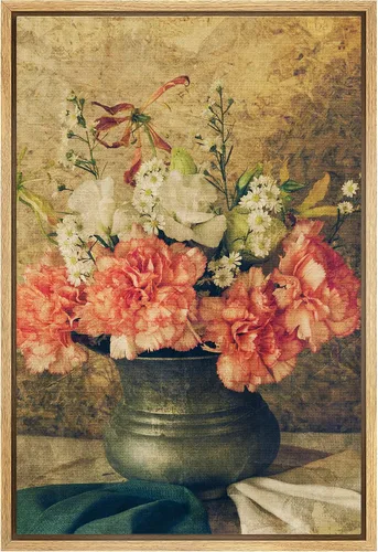 Miniatura 99 de SIGNFORD Lienzo impreso para pared, acuarela, floral, retro, abstracto, naturaleza, desierto, ilustraciones florales botánicas, arte moderno
