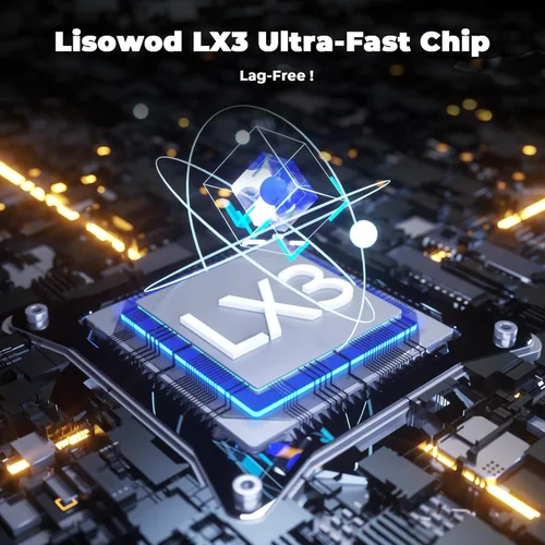 Miniatura 6 de Proyector con WiFi y Bluetooth: [1800 ANSI/Ai Auto Focus/800+ aplicaciones/compatible con Netflix] Proyector para exteriores 4K compatible con 1080P