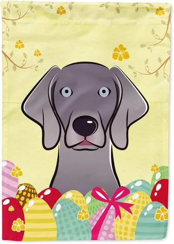 Miniatura 33 de Caroline's Treasures BB1920CHF - Bandera de caza de huevos de Pascua con diseño de bulldog francés, para casa, gran porche, para colgar en la pared