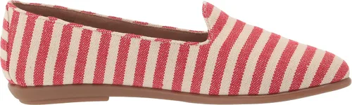 Miniatura 6 de Aerosoles Mocasines planos de moda para mujer, Rojo con rayas