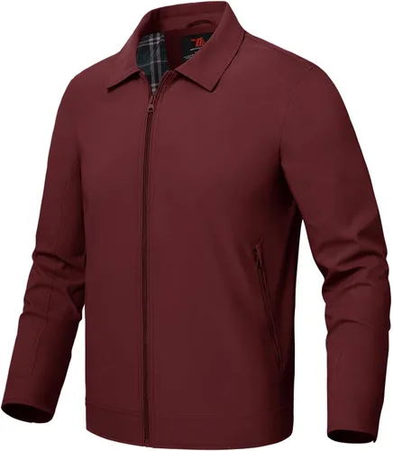 Miniatura 21 de Rdruko Chaquetas ligeras para hombre Cortavientos de primavera y otoño Chaquetas ligeras Casuales y elegantes con bolsillos