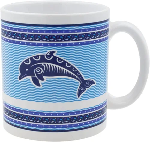 Miniatura 5 de Taza de café Anchor – Divertido regalo de taza de cerámica náutica para hombres y mujeres Diseño de ancla de cuerda azul, regalo de 12 onzas