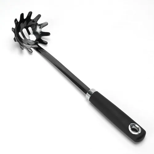 Miniatura 10 de Espátula ranurada de acero inoxidable, espátula de metal para sartenes de hierro fundido y acero inoxidable, espátula de cocina de borde fino