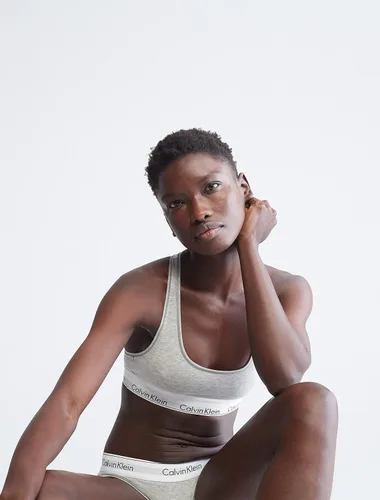 Miniatura 4 de Calvin Klein Bralette inalámbrico moderno de algodón sin forro para mujer