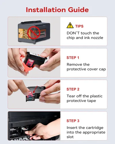 Miniatura 7 de EaseFusion 245XL 246XL Combo Pack de repuesto para cartuchos de tinta negra de Canon Ink 245 246 PG-245 XL PG-245XL para impresoras Canon Pixma