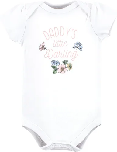 Miniatura 88 de Hudson Baby baby-girls Cotton Bodysuits 3-pack