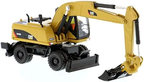 Miniatura 2 de Para CAT M318D Rueda Excavadora Estaño Caja Versión 1/87 DIECAST Modelo CAR Truck